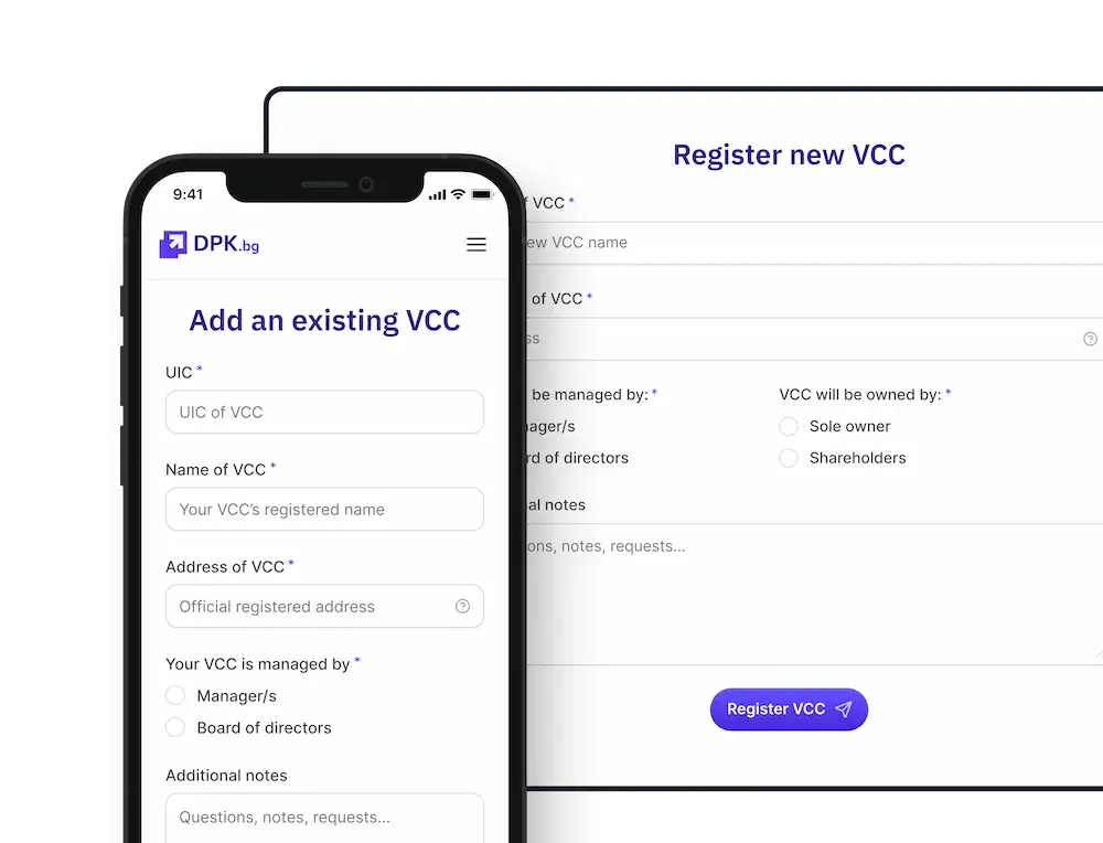 Register your company with variable capital